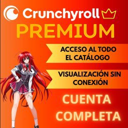 Imagen de CUENTA COMPLETA DE CRUNCHYROLL 1 MES