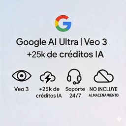 Imagen de Google AI Ultra  +25k de creditos IA-CUENTA PERSONAL
