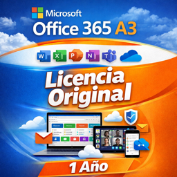 Imagen de MICROSOFT OFFICE 365 A3 X 1 AÑO