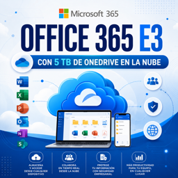 Imagen de MICROSOFT OFFICE 365 E3 (5 TB) X 1 AÑO