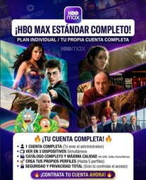 Imagen de HBO MAX STANDAR CUENTA X 3 MESES