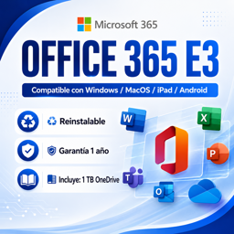 Imagen de MICROSOFT OFFICE 365 E3 (1 TB) X 1 AÑO