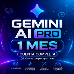 Imagen de GEMINI AI PRO X 1 MES (CUENTA COMPLETA)